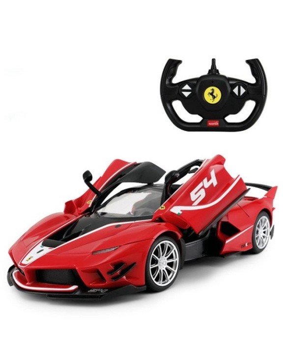 Rastar RC 1:14 Ferrari 2.4G A/B - punainen (23033) ryhmässä LELUT, TUOTTEET LAPSILLE JA VAUVOILLE / Radio-ohjattava / Radio-ohjattavat autot @ TP E-commerce Nordic AB (C90920)