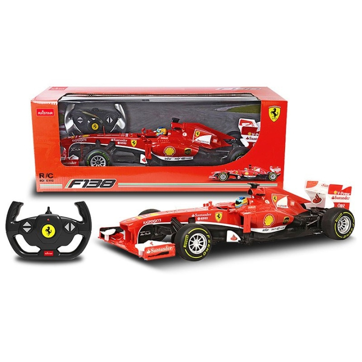 Rastar 1:12 Ferrari F1 - punainen (23063) ryhmässä LELUT, TUOTTEET LAPSILLE JA VAUVOILLE / Leikkikalut, Askartelu &Pelit / Leikkiautot @ TP E-commerce Nordic AB (C90921)