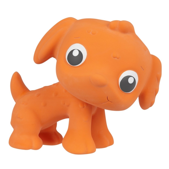 Playgro Eco Play Luonnonkuminen Pooky Puppy - Oranssi (10188822) ryhmässä LELUT, TUOTTEET LAPSILLE JA VAUVOILLE / Lelut vauvoille (0-3v) / Pehmolelut @ TP E-commerce Nordic AB (C90969)