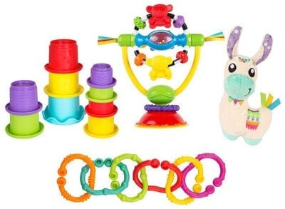 Playgro Sensory Llama Explore and Play -lahjapaketti - (10188328) ryhmässä LELUT, TUOTTEET LAPSILLE JA VAUVOILLE / Lelut vauvoille (0-3v) / Toiminnalliset lelut @ TP E-commerce Nordic AB (C90984)