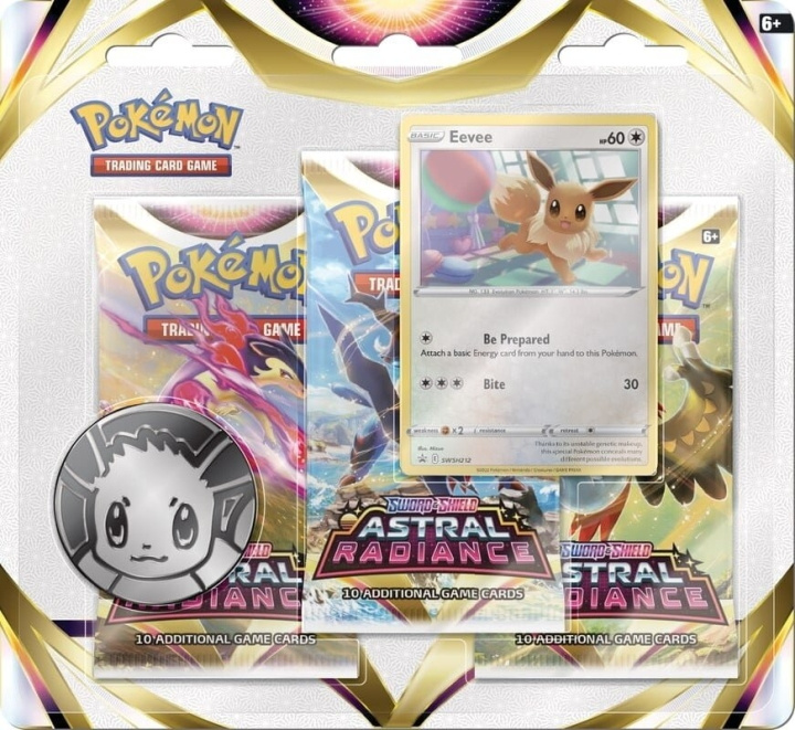 Pokémon Blisteri 3-pack miekka ja kilpi 10 - Eevee (POK85028) ryhmässä LELUT, TUOTTEET LAPSILLE JA VAUVOILLE / Peli / Korttipeli @ TP E-commerce Nordic AB (C90991)