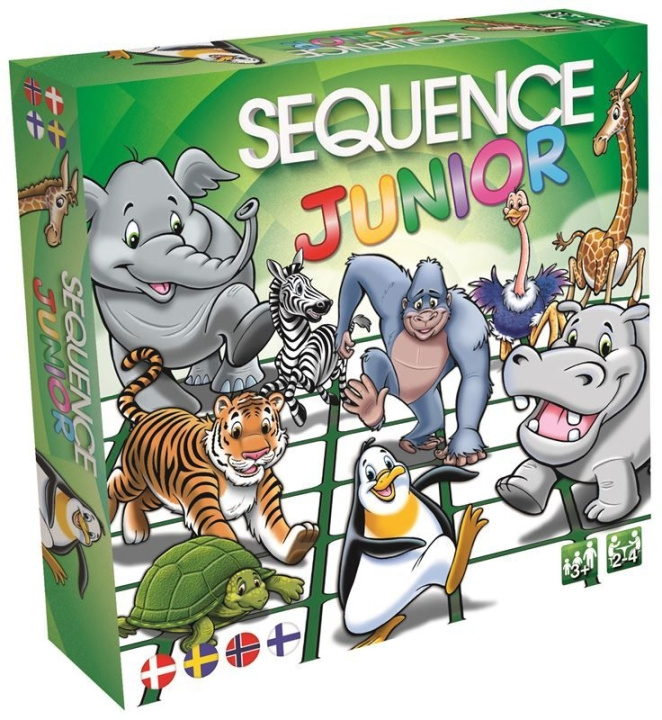 Asmodee Sequence Junior (pohjoismainen) (GOL8004) ryhmässä LELUT, TUOTTEET LAPSILLE JA VAUVOILLE / Peli / Lautapelit @ TP E-commerce Nordic AB (C91020)