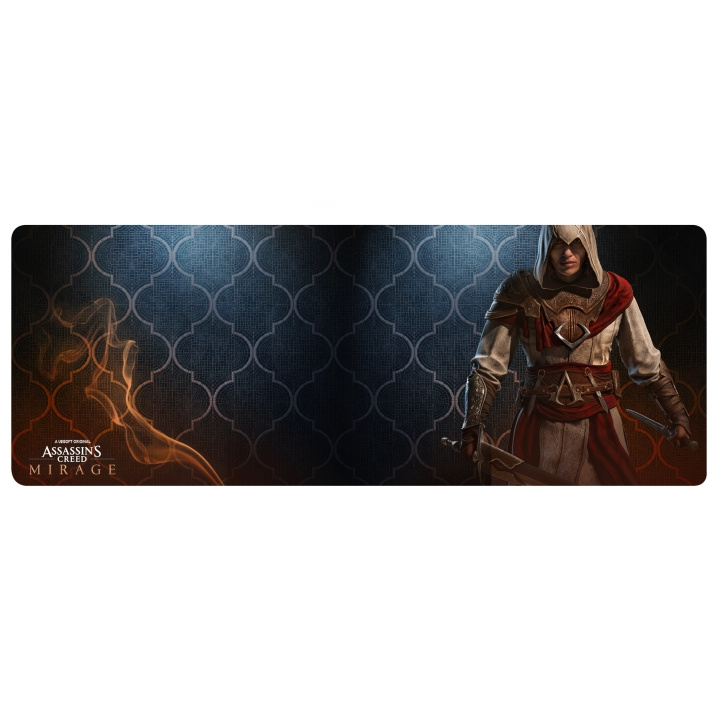 Assassin\'s Creed Mirage - XL hiirimatto - Assassin Portrait ryhmässä TIETOKOONET & TARVIKKEET / GAMING / Hiirimatot @ TP E-commerce Nordic AB (C91032)