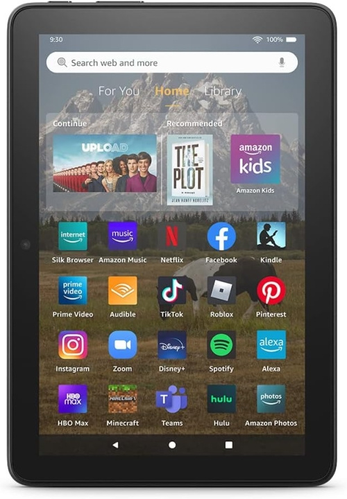 Amazon Fire HD 8 tabletti 2022 8 HD-näyttö 64 GB - Musta ryhmässä ÄLYPUHELIMET JA TABLETIT / Tabletit @ TP E-commerce Nordic AB (C91033)