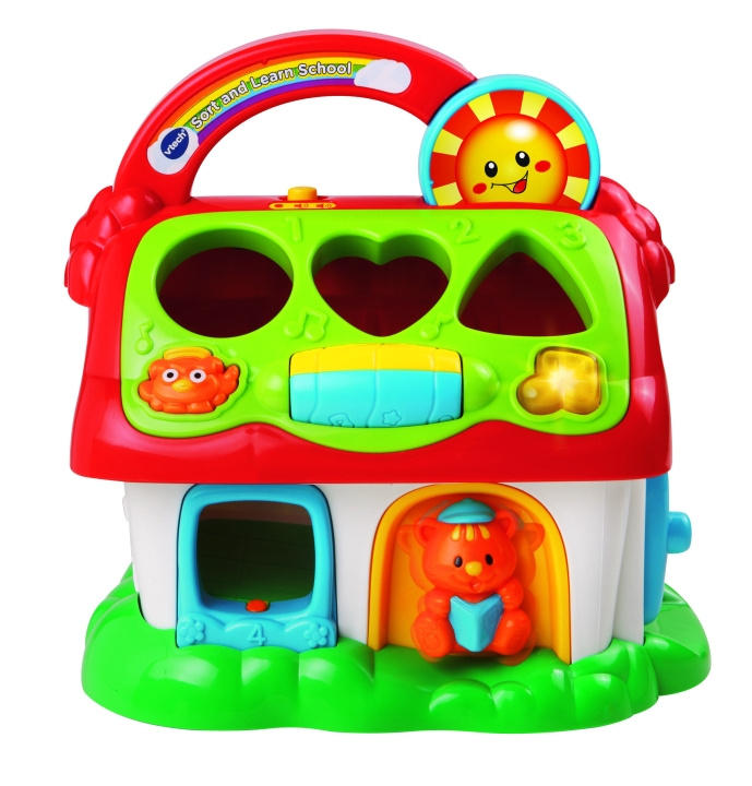 VTech Baby Sort and Discover School (Tanska) (950-129132) ryhmässä LELUT, TUOTTEET LAPSILLE JA VAUVOILLE / Lelut vauvoille (0-3v) / Toiminnalliset lelut @ TP E-commerce Nordic AB (C91122)