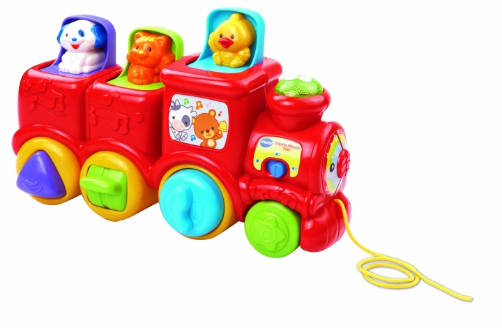 VTech Vauvajuna ja pop-up ystävät (tanskalainen) (950-151132) ryhmässä LELUT, TUOTTEET LAPSILLE JA VAUVOILLE / Lelut vauvoille (0-3v) / Toiminnalliset lelut @ TP E-commerce Nordic AB (C91125)