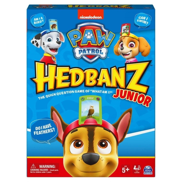 Paw Patrol Hedbanz (pohjoismainen) (6059939) ryhmässä LELUT, TUOTTEET LAPSILLE JA VAUVOILLE / Peli / Lasten pelit @ TP E-commerce Nordic AB (C91157)