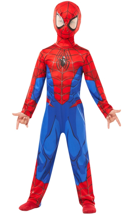 Rubies Puku - Spider-Man (128 cm) ryhmässä LELUT, TUOTTEET LAPSILLE JA VAUVOILLE / Leikkikalut, Askartelu &Pelit / Naamiaisasut @ TP E-commerce Nordic AB (C91261)