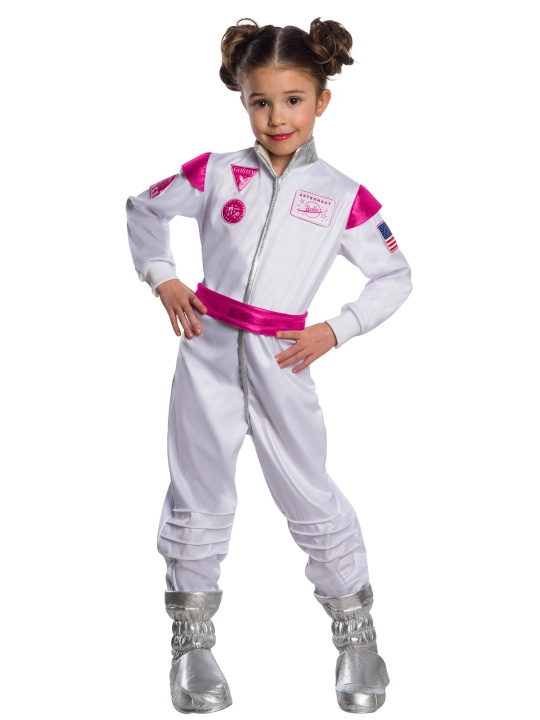 Rubies Puku - Barbie Astronautti (110-116 cm) ryhmässä LELUT, TUOTTEET LAPSILLE JA VAUVOILLE / Leikkikalut, Askartelu &Pelit / Naamiaisasut @ TP E-commerce Nordic AB (C91270)