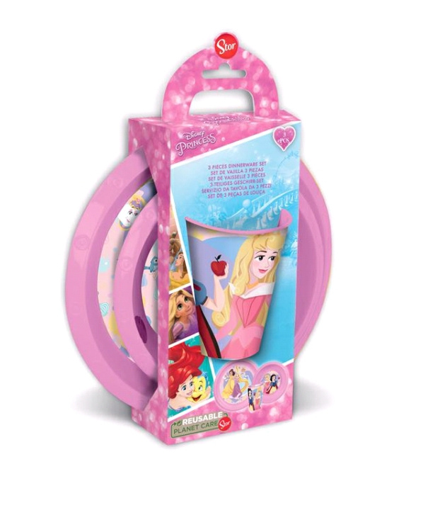 STOR Lasten lounassetti - Disney Princess (088808713-51200) ryhmässä LELUT, TUOTTEET LAPSILLE JA VAUVOILLE / Syö ja juo / Lasten astiat @ TP E-commerce Nordic AB (C91308)