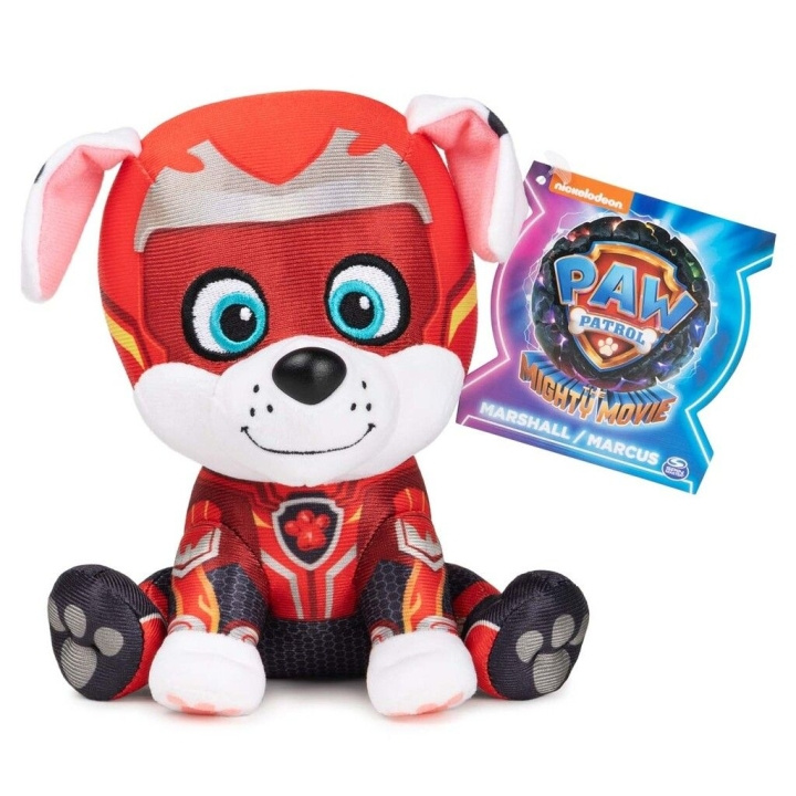 Paw Patrol Gund Movie 2 pehmopentu-Marshall 15 cm (6067692) ryhmässä LELUT, TUOTTEET LAPSILLE JA VAUVOILLE / Lelut vauvoille (0-3v) / Pehmolelut @ TP E-commerce Nordic AB (C91314)