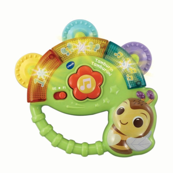 VTech Shaking Sounds Tamburiini DK & NO (950-558632) ryhmässä LELUT, TUOTTEET LAPSILLE JA VAUVOILLE / Lelut vauvoille (0-3v) / Toiminnalliset lelut @ TP E-commerce Nordic AB (C91323)