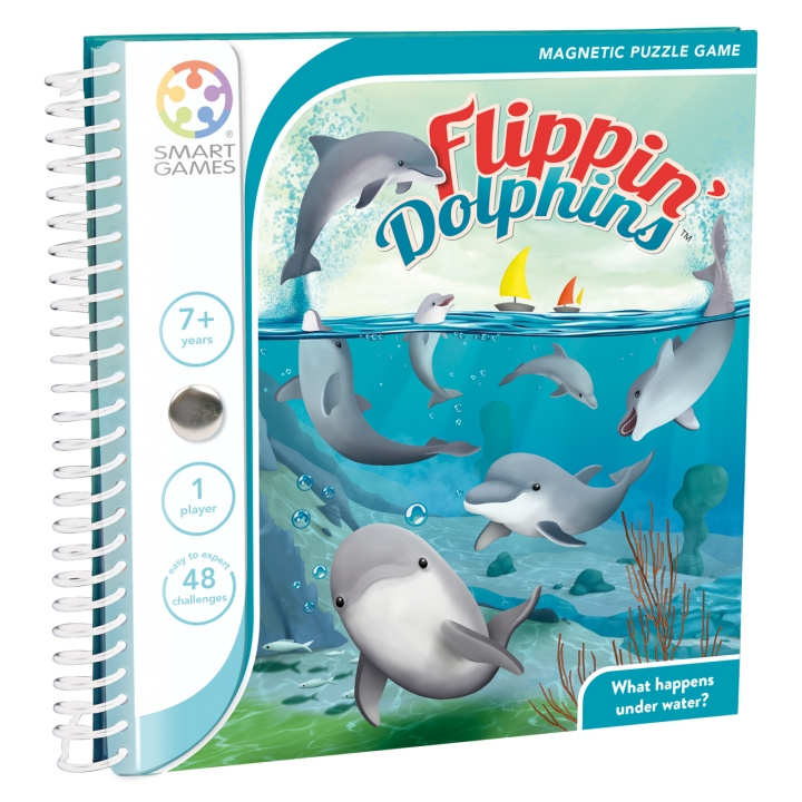 Smart Games SmartGames - Magnetic Travel - Flippin Dolphins (Nordic) (SG2330) ryhmässä LELUT, TUOTTEET LAPSILLE JA VAUVOILLE / Peli / Lautapelit @ TP E-commerce Nordic AB (C91343)