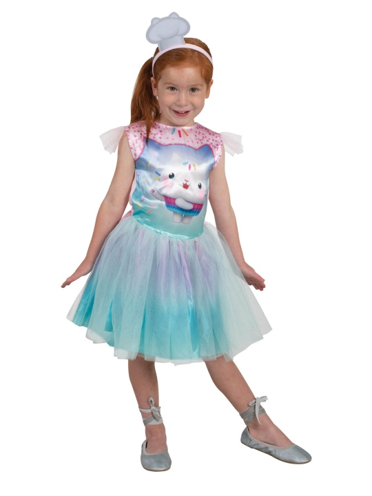 Rubies Gabbyn nukkekodin puku - Cakey Cat Tutu Dress (1000834) ryhmässä LELUT, TUOTTEET LAPSILLE JA VAUVOILLE / Leikkikalut, Askartelu &Pelit / Naamiaisasut @ TP E-commerce Nordic AB (C91358)