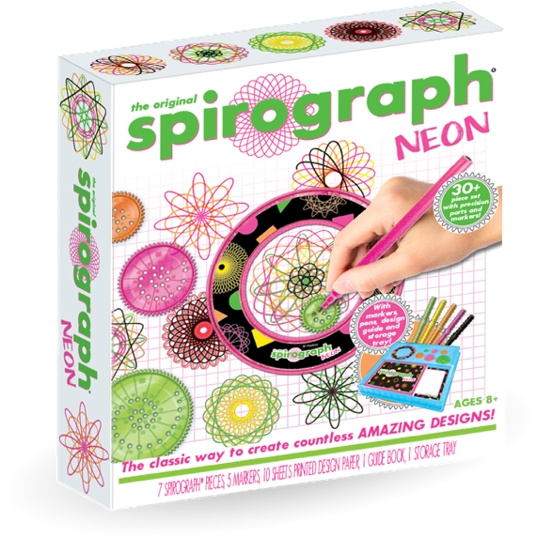 Spirograph Neon (33002159) ryhmässä LELUT, TUOTTEET LAPSILLE JA VAUVOILLE / Leikkikalut, Askartelu &Pelit / Piirrä ja laske @ TP E-commerce Nordic AB (C91393)