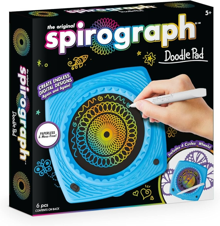 Spirograph Doodle Pad (33002160) ryhmässä LELUT, TUOTTEET LAPSILLE JA VAUVOILLE / Leikkikalut, Askartelu &Pelit / Piirrä ja laske @ TP E-commerce Nordic AB (C91394)