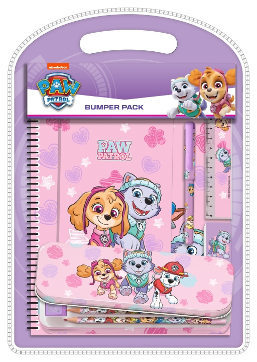 Paw Patrol Kids Licensing - Vaaleanpunainen kirjoitussetti metallilaatikolla - Paw Patrol (045606884) ryhmässä LELUT, TUOTTEET LAPSILLE JA VAUVOILLE / Leikkikalut, Askartelu &Pelit / Piirrä ja laske @ TP E-commerce Nordic AB (C91414)