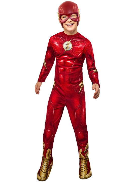 Rubies DC Comics puku - The Flash (134-140 cm) ryhmässä LELUT, TUOTTEET LAPSILLE JA VAUVOILLE / Leikkikalut, Askartelu &Pelit / Naamiaisasut @ TP E-commerce Nordic AB (C91464)