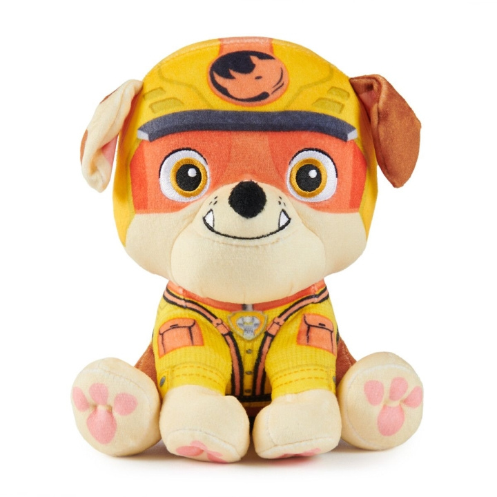 Paw Patrol Viidakko Basic Plush 20 cm - Rubble (raunio) ryhmässä LELUT, TUOTTEET LAPSILLE JA VAUVOILLE / Lelut vauvoille (0-3v) / Pehmolelut @ TP E-commerce Nordic AB (C91526)