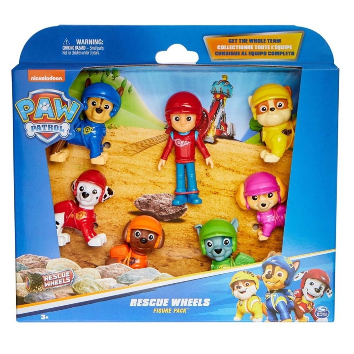 Paw Patrol Rescue Wheels -lahjapakkaus 7 kpl (6070443) ryhmässä LELUT, TUOTTEET LAPSILLE JA VAUVOILLE / Leikkikalut, Askartelu &Pelit / Figuurit, miniatyyrit ja tarvikkeet @ TP E-commerce Nordic AB (C91597)