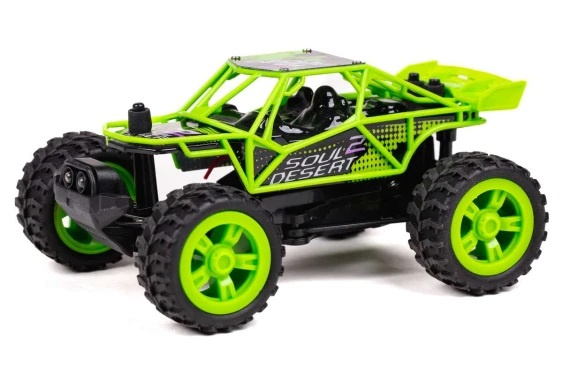 TECHTOYS Soul Desert 2 R/C 1:32 2,4G Li-Po 90mAh 3,7V - vihreä (471470) ryhmässä LELUT, TUOTTEET LAPSILLE JA VAUVOILLE / Radio-ohjattava / Radio-ohjattavat autot @ TP E-commerce Nordic AB (C91622)