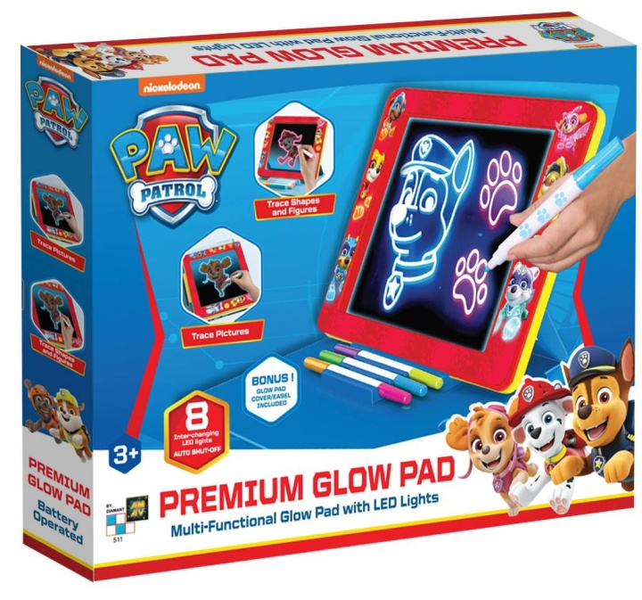 Paw Patrol Piirustuspöytä - Premium Glow Pad (AM-5119) ryhmässä LELUT, TUOTTEET LAPSILLE JA VAUVOILLE / Leikkikalut, Askartelu &Pelit / Piirrä ja laske @ TP E-commerce Nordic AB (C91661)