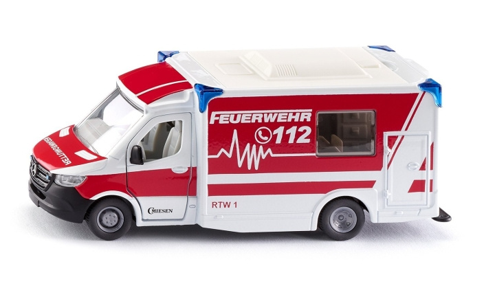 SIKU 1:50 Ambulanssi Mercedes (313-2115) ryhmässä LELUT, TUOTTEET LAPSILLE JA VAUVOILLE / Leikkikalut, Askartelu &Pelit / Leikkiautot @ TP E-commerce Nordic AB (C91683)