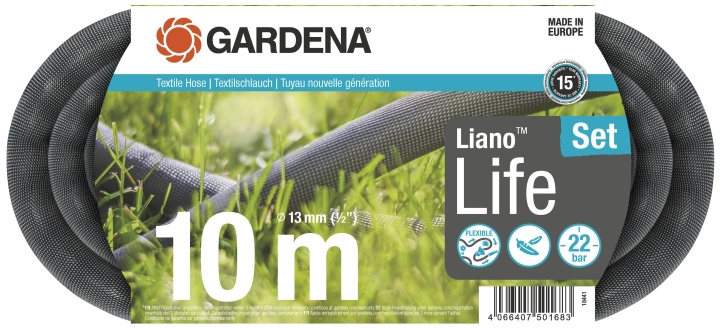 Gardena Tekstiililetku Liano™ Life 13 mm (1/2), 10 m sarja - 10 m ryhmässä KOTI, TALOUS JA PUUTARHA / Puutarhatuotteet / Puutarhatyökalut @ TP E-commerce Nordic AB (C91699)