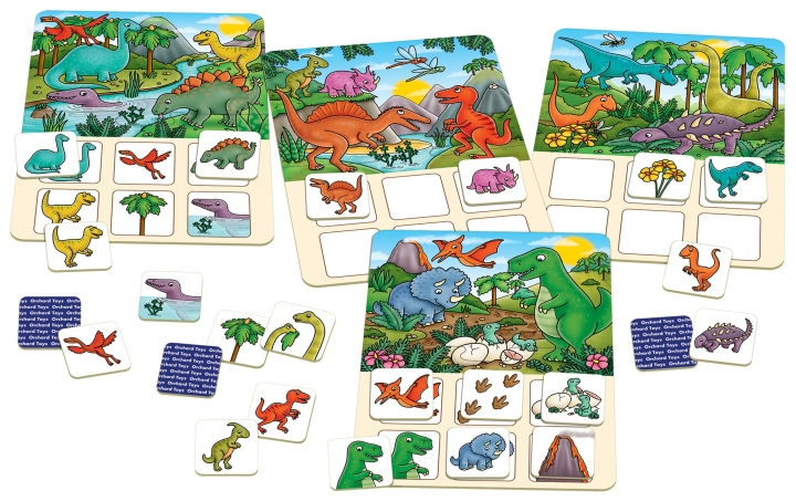 Orchard Toys Dinosauruslotto (600036) ryhmässä LELUT, TUOTTEET LAPSILLE JA VAUVOILLE / Peli / Lautapelit @ TP E-commerce Nordic AB (C91742)