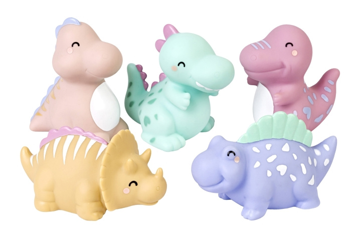 SARO Baby Happy Dinos Kylpyleluja Monivärinen (SAO0379) ryhmässä LELUT, TUOTTEET LAPSILLE JA VAUVOILLE / Ulkoleut / Kylpylelut @ TP E-commerce Nordic AB (C91807)