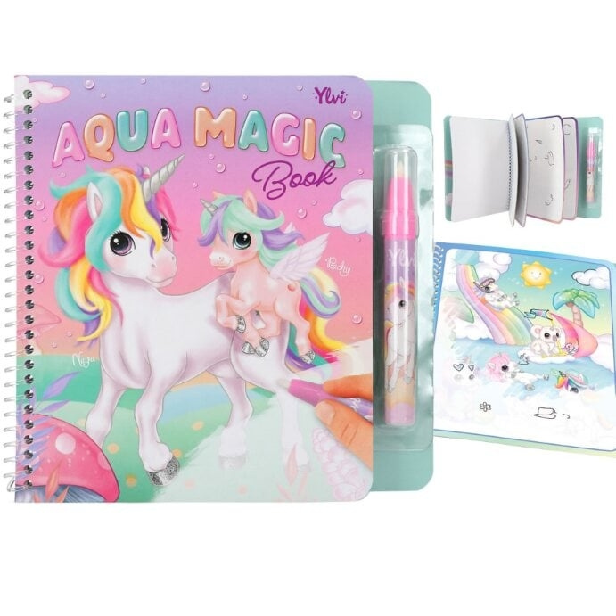 Ylvi Aqua Magic -kirja ( 0412802 ) ryhmässä LELUT, TUOTTEET LAPSILLE JA VAUVOILLE / Leikkikalut, Askartelu &Pelit / Piirrä ja laske @ TP E-commerce Nordic AB (C91809)