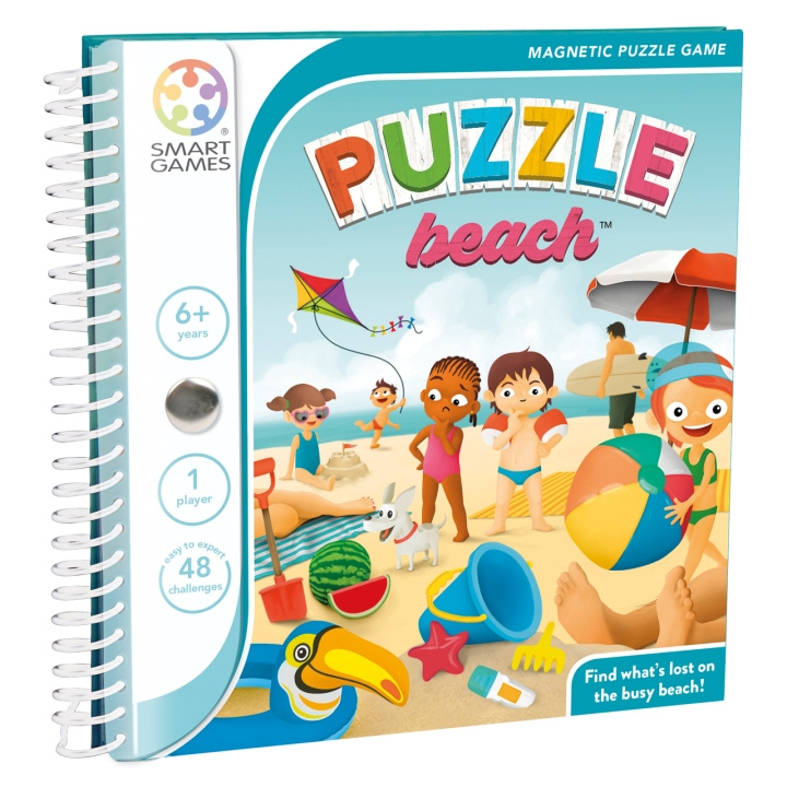 Smart Games SmartGames - Magneettinen matka - Puzzle Beach (Nordic) (SG2327) ryhmässä LELUT, TUOTTEET LAPSILLE JA VAUVOILLE / Leikkikalut, Askartelu &Pelit / Lasten palapeli @ TP E-commerce Nordic AB (C91824)