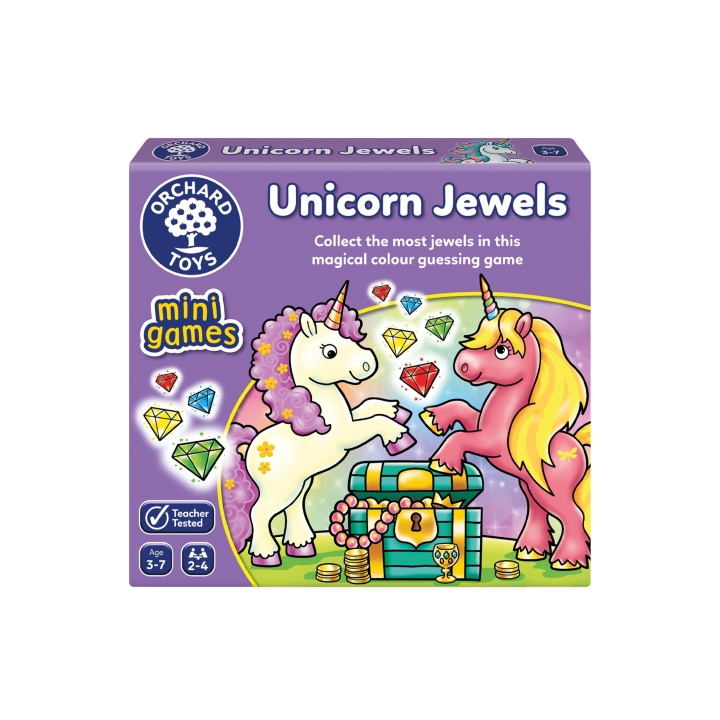 Orchard Toys Unicorn Jewels - Minipeli (600366) ryhmässä LELUT, TUOTTEET LAPSILLE JA VAUVOILLE / Peli / Lautapelit @ TP E-commerce Nordic AB (C91843)