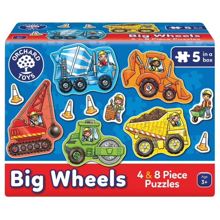 Orchard Toys Big Wheels palapeli (600201) ryhmässä LELUT, TUOTTEET LAPSILLE JA VAUVOILLE / Leikkikalut, Askartelu &Pelit / Lasten palapeli @ TP E-commerce Nordic AB (C91859)