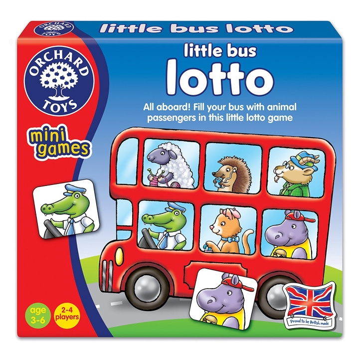 Orchard Toys Pikkubussilotto (600355) ryhmässä LELUT, TUOTTEET LAPSILLE JA VAUVOILLE / Peli / Lautapelit @ TP E-commerce Nordic AB (C91904)