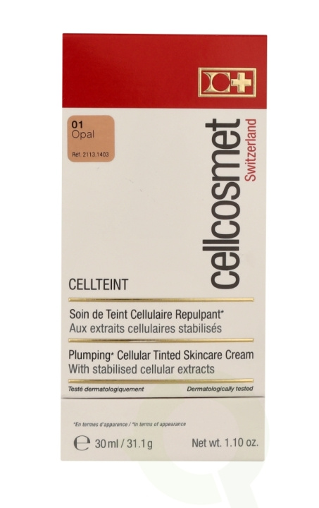 Cellcosmet Cellteint 30 ml #01 Opal ryhmässä KAUNEUS JA TERVEYS / Ihonhoito / Kasvot / Kasvovoide @ TP E-commerce Nordic AB (C91942)