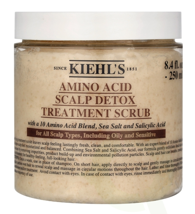 Kiehl\'s Amino Acid Scalp Detox Treatment Scrub 250 ml ryhmässä KAUNEUS JA TERVEYS / Hiukset &Stailaus / Hiustenhoito / Shampoo @ TP E-commerce Nordic AB (C91955)