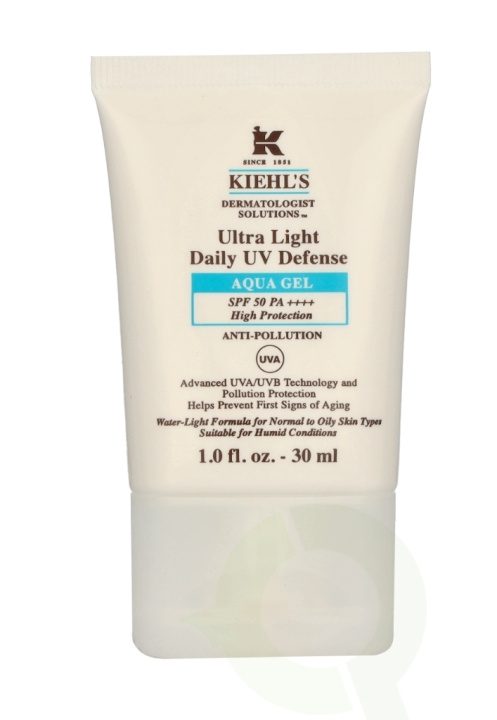 Kiehl\'s D.S. Ultra Light Daily UV Defense Aqua Gel SPF50 30 ml ryhmässä KAUNEUS JA TERVEYS / Ihonhoito / Rusketus / Aurinkosuoja @ TP E-commerce Nordic AB (C91958)