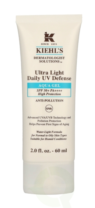 Kiehl\'s D.S. Ultra Light Daily UV Defense Aqua Gel SPF50 60 ml ryhmässä KAUNEUS JA TERVEYS / Ihonhoito / Rusketus / Aurinkosuoja @ TP E-commerce Nordic AB (C91959)