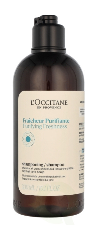 L\'Occitane Purifying Freshness Shampoo 300 ml ryhmässä KAUNEUS JA TERVEYS / Hiukset &Stailaus / Hiustenhoito / Shampoo @ TP E-commerce Nordic AB (C91969)