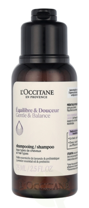 L\'Occitane Gentle & Balance Shampoo 75 ml All Hair Types ryhmässä KAUNEUS JA TERVEYS / Hiukset &Stailaus / Hiustenhoito / Shampoo @ TP E-commerce Nordic AB (C91976)