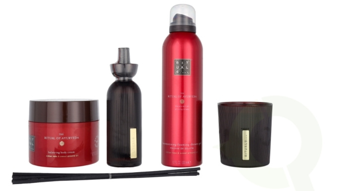 Rituals Ayurveda Large Set 610 ml Body Cream 200 ml/Candle 140 ml/Mini Fragrance Sticks 70 ml/Foaming Shower Gel 200 ryhmässä KAUNEUS JA TERVEYS / Lahjapakkaukset / Naisten lahjapakkaukset @ TP E-commerce Nordic AB (C92007)