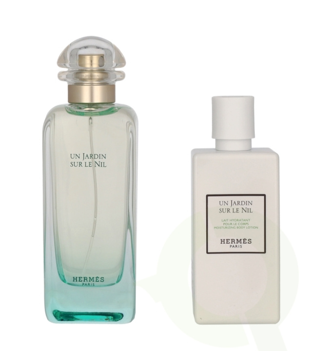 Hermes Un Jardin Sur Le Nil Giftset 180 ml Edt Spray 100ml/Body Milk 80ml ryhmässä KAUNEUS JA TERVEYS / Lahjapakkaukset / Naisten lahjapakkaukset @ TP E-commerce Nordic AB (C92018)