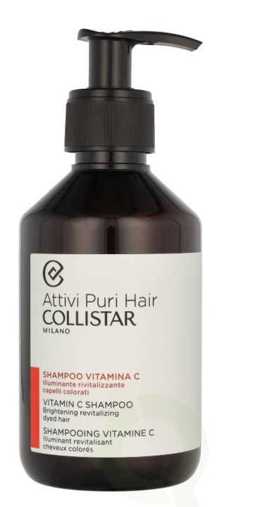 Collistar Attivi Puri Hair Vitamin C Shampoo 250 ml ryhmässä KAUNEUS JA TERVEYS / Hiukset &Stailaus / Hiustenhoito / Shampoo @ TP E-commerce Nordic AB (C92022)