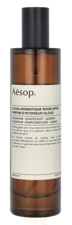 AESOP Olous Aromatique Room Spray 100 ml ryhmässä KAUNEUS JA TERVEYS / Tuoksut & Parfyymit / Muut tuoksut / Pullot @ TP E-commerce Nordic AB (C92025)