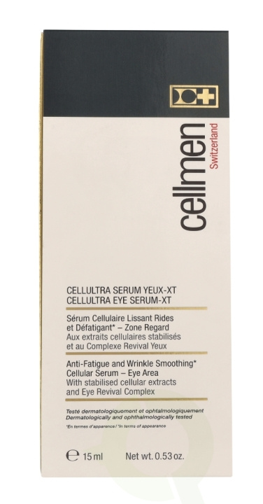 Cellcosmet Cellmen CellUltra Eye Serum XT For Men 15 ml For Sensitive Eyes ryhmässä KAUNEUS JA TERVEYS / Ihonhoito / Kasvot / Silmät @ TP E-commerce Nordic AB (C92029)