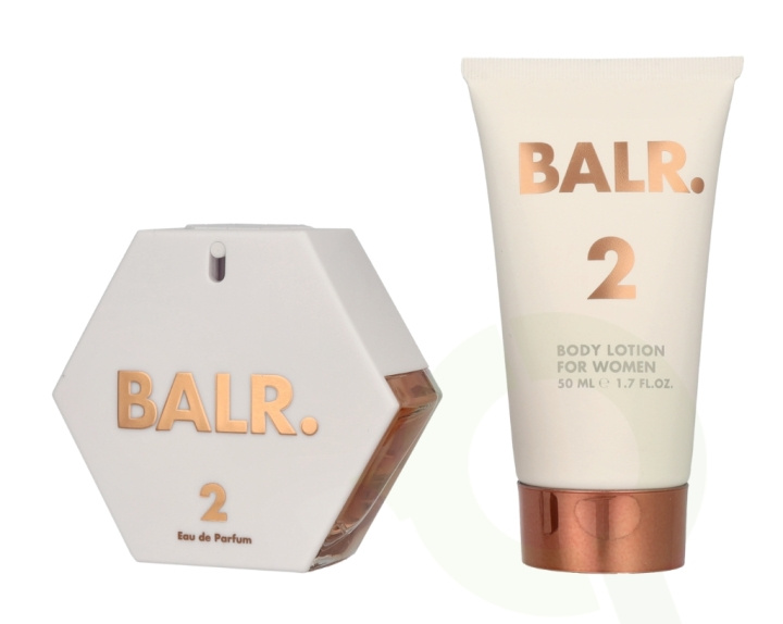 Balr. 2 FOR WOMEN Giftset 80 ml Edp Spray 30ml/Body Lotion 50ml ryhmässä KAUNEUS JA TERVEYS / Lahjapakkaukset / Naisten lahjapakkaukset @ TP E-commerce Nordic AB (C92033)