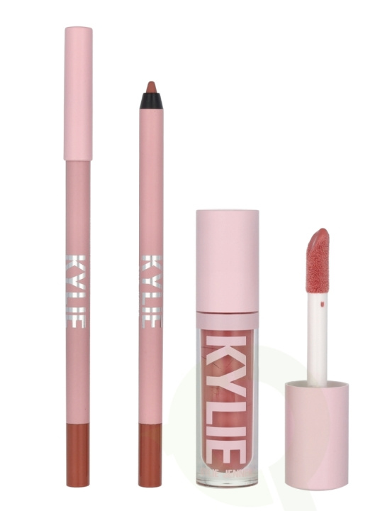 Kylie Jenner Kylie Diva High Gloss & Liner Lip Duo Set 4.4 ml Lip Gloss 3,3ml/Lip Liner 1,1gr ryhmässä KAUNEUS JA TERVEYS / Meikit / Huulet / Huulikiilto / Plumper @ TP E-commerce Nordic AB (C92035)