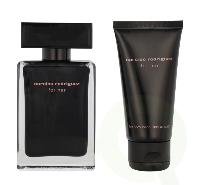 Narciso Rodriguez For Her Giftset 100 ml Edt Spray 50ml/Body Milk 50ml ryhmässä KAUNEUS JA TERVEYS / Lahjapakkaukset / Naisten lahjapakkaukset @ TP E-commerce Nordic AB (C92039)