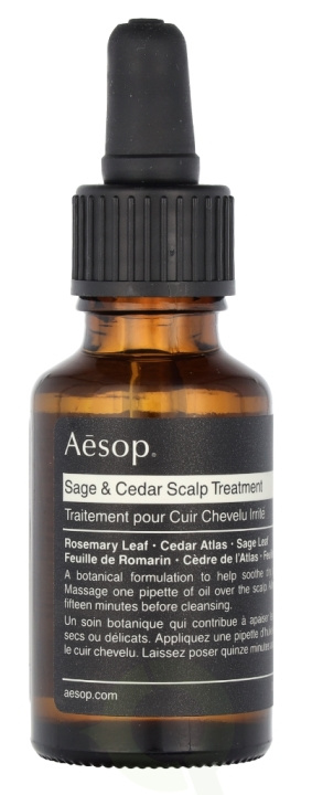 AESOP Sage & Cedar Scalp Treatment 25 ml ryhmässä KAUNEUS JA TERVEYS / Hiukset &Stailaus / Hiustenhoito / Hiusnaamio @ TP E-commerce Nordic AB (C92074)